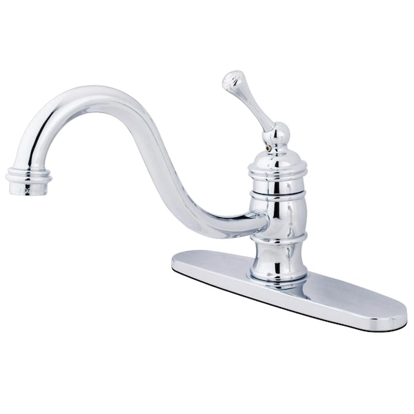 Restoration 8" Centerset Kitchen Faucet, Chrome